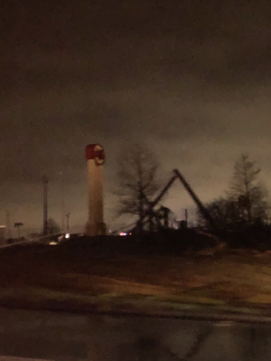 Tornado damage at intersection of I-65 and Walker Chapel road Exit 267 near Fultondale or north of downtown Birmingham